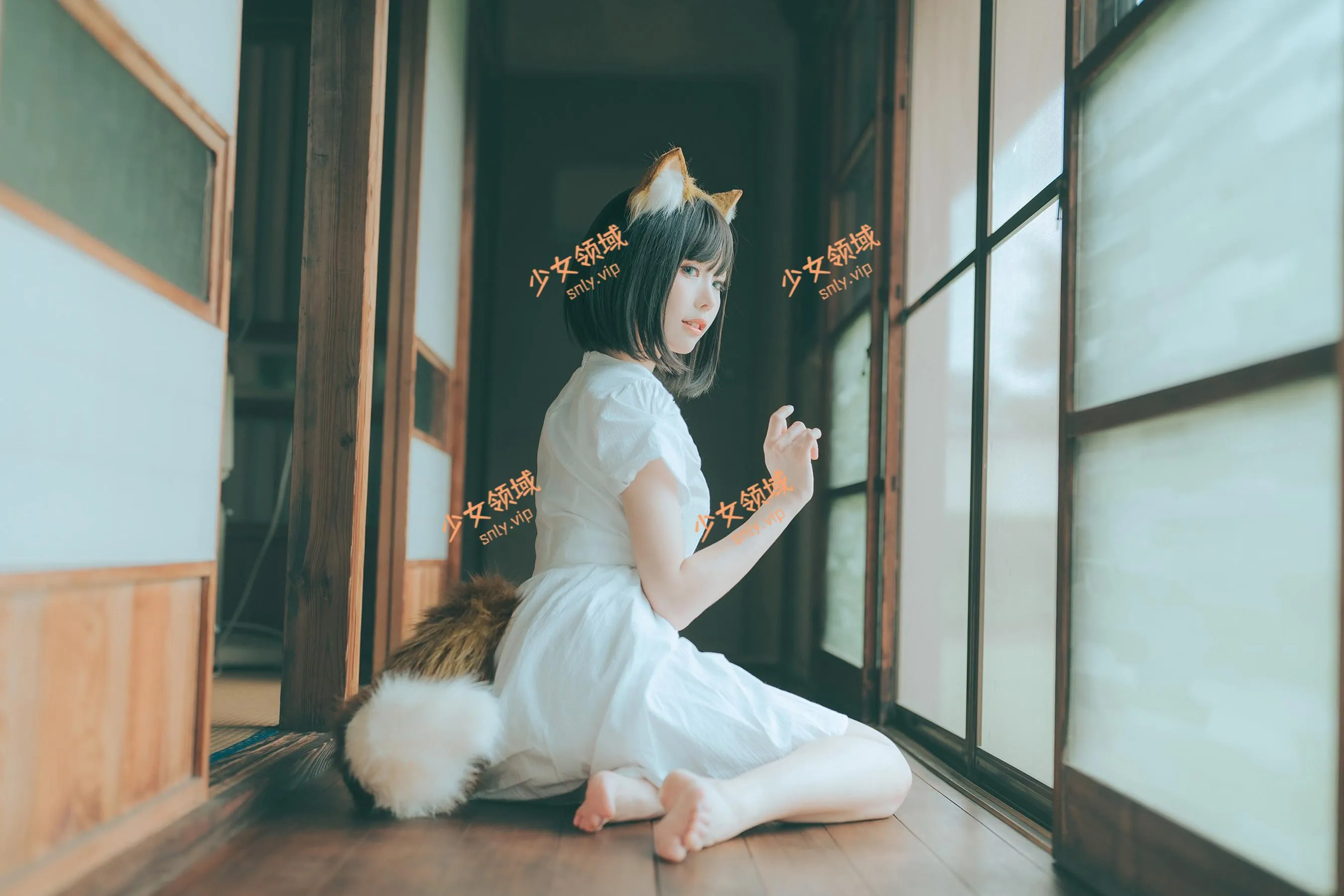 ElyEE子 – NO.114 2023.July B-Dongitsune ~White dress 白洋裝狐少女 [60P]插图6